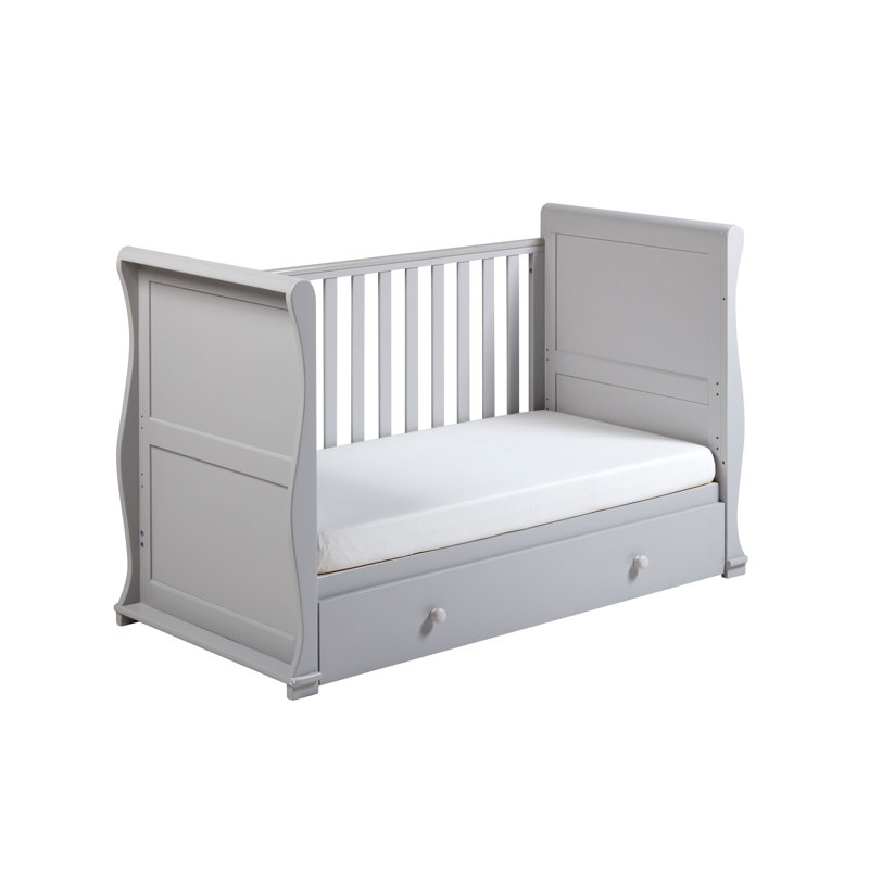 Harriet Bee Nebraska Cot Bed with Mattress Wayfair.co.uk